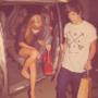 Harry Styles con Taylor Swift che fa vedere le mutande