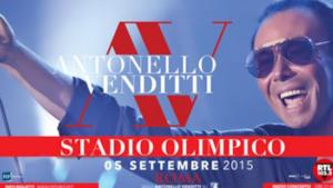 Locandina Antonello Venditti 5 settembre 2015 a Roma