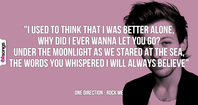 One Direction: le migliori frasi delle canzoni