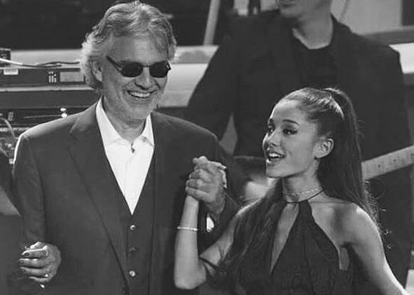 Andrea Bocelli e Ariana Grande