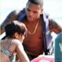 Rihanna e Chris Brown al mare 