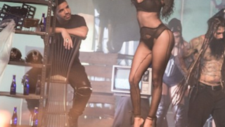 Drake e Nicki Minaj sul set di Only