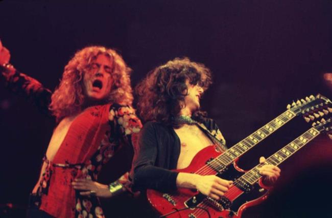 Robert Plant e Jimmy Page dei Led Zeppelin