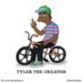 Tyler, The Creator disegnato come un personaggio dei Simpson