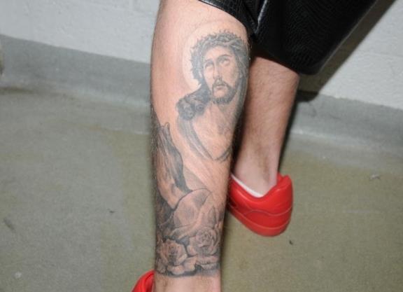 Tatuaggi del polpaccio di Justin Bieber