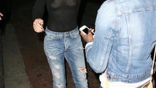 Rihanna trasparenze hot fuori dal ristorante - 5