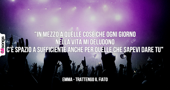 Emma: le migliori frasi delle canzoni