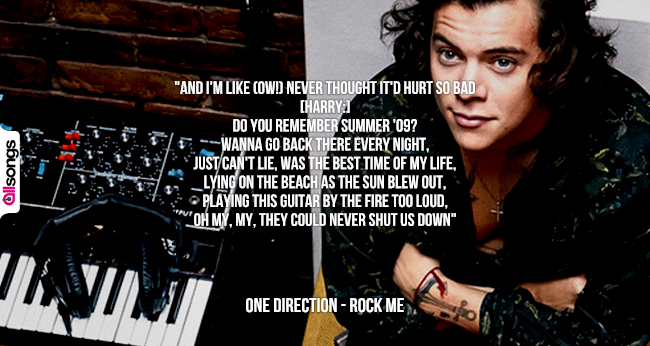 One Direction: le migliori frasi delle canzoni