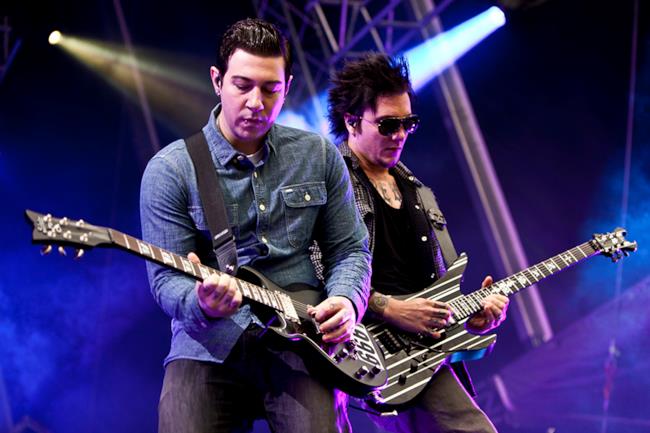 I chitarristi Zacky Vengeance e Synyster Gates