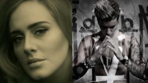 Justin Bieber e Adele