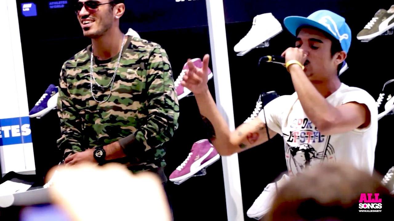 moreno con marrakech al Puma store