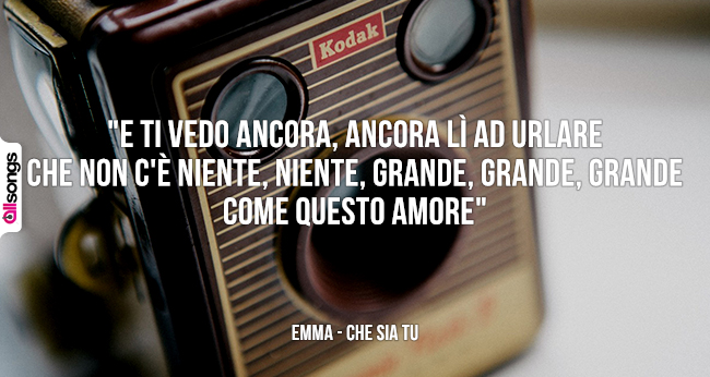 Emma: le migliori frasi delle canzoni