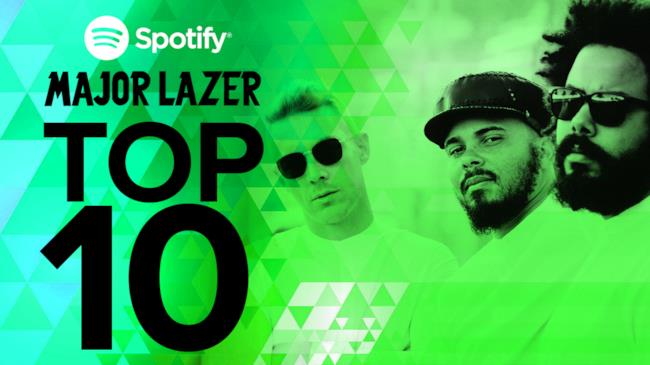 Top 10 canzoni dei Major Lazer