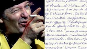 Vasco Rossi, da Facebook una lettera manoscritta ai fan