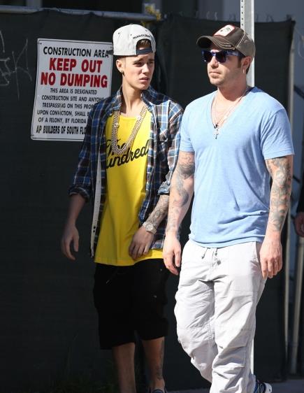 Tatuaggi di Justin e del padre 