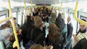 Flash Mob a Copenhagen: musica classica nei vagoni della metro