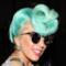Lady Gaga capelli celesti