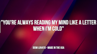 Demi Lovato: le migliori frasi dei testi delle canzoni