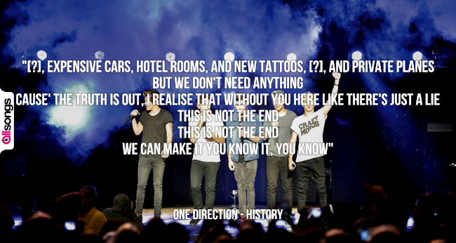One Direction: le migliori frasi delle canzoni