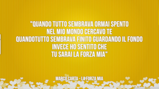 Marco Carta: le migliori frasi delle canzoni