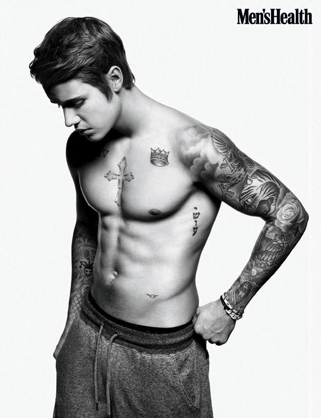 Justin Bieber modello per Men’s Health