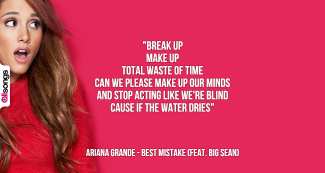 Ariana Grande: le migliori frasi delle canzoni