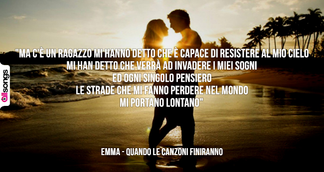 Emma: le migliori frasi delle canzoni