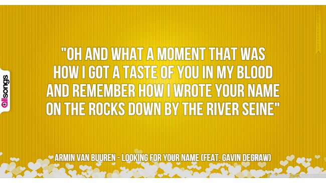 Armin van Buuren: le migliori frasi dei testi delle canzoni