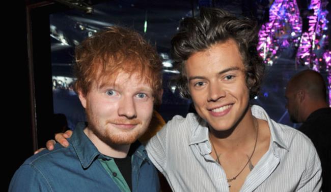 Ed Sheeran e Harry Styles