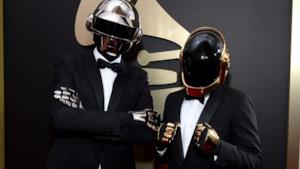 i Daft Punk durante una premiezione