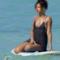 Beautiful Rihanna surfing