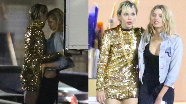 La modella Stella Maxwell è il nuovo amore (lesbo) di Miley Cyrus Miley Cyrus e Stella Maxwell
