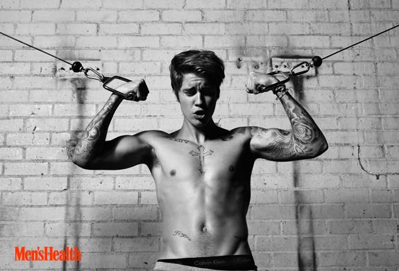 Justin Bieber e i suoi bicipiti su Men’s Health