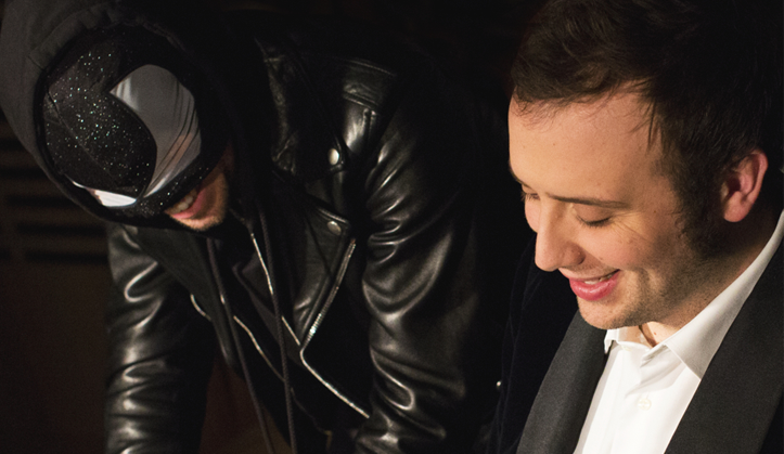 Rapahel Gualazzi e Bob Rifo dei Bloody Beetroots