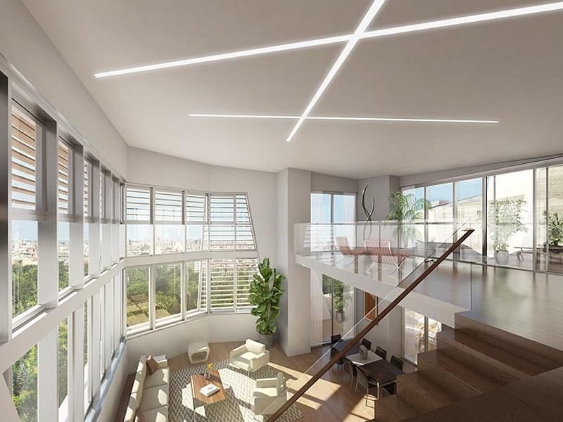 Il secondo livello dell'attico