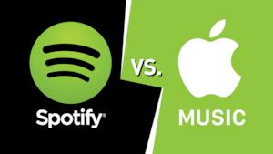 Spotify contro Apple Music per il controllo dello streaming musicale