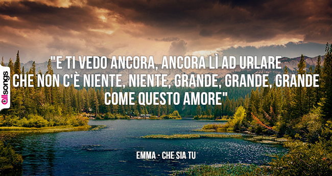 Emma: le migliori frasi delle canzoni