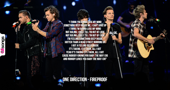 One Direction: le migliori frasi delle canzoni