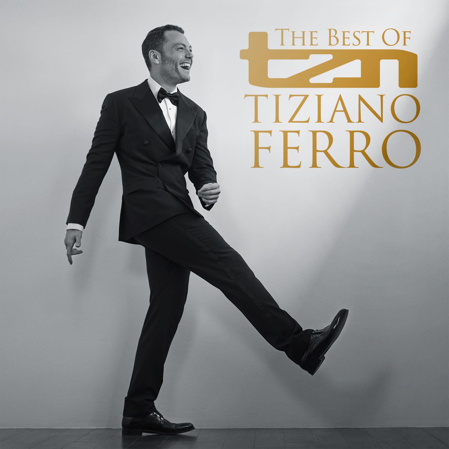 La cover di TZN The Best Of Tiziano Ferro