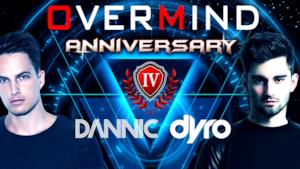 I DJ Dannic e Dyro saranno i protagonisti del party organizzato da Overmind ai Magazzini Generali