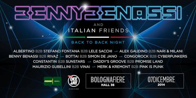 Locandina del Benny Benassi and Italian Friends