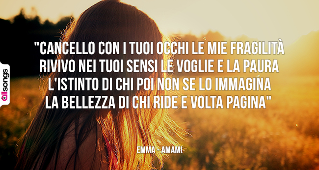 Emma: le migliori frasi delle canzoni