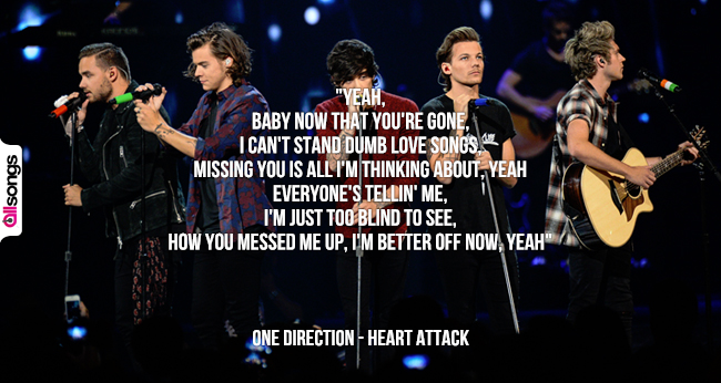 One Direction: le migliori frasi delle canzoni