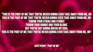 Katy Perry: le migliori frasi delle canzoni