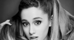 Ariana Grande con gli occhi sgranati