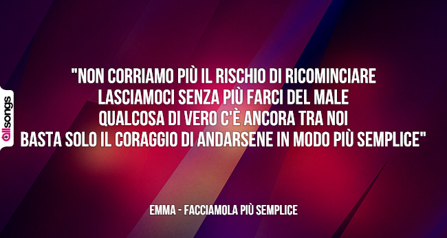 Emma: le migliori frasi delle canzoni