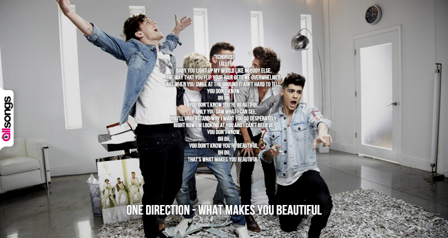 One Direction: le migliori frasi delle canzoni