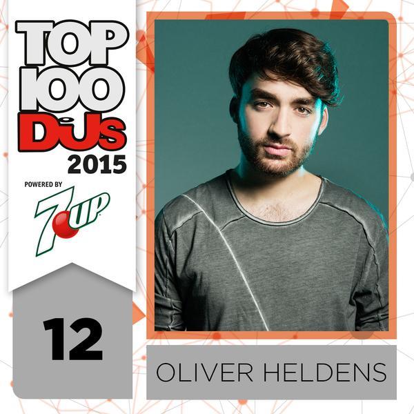12. Oliver Heldens [Highest House Entry]