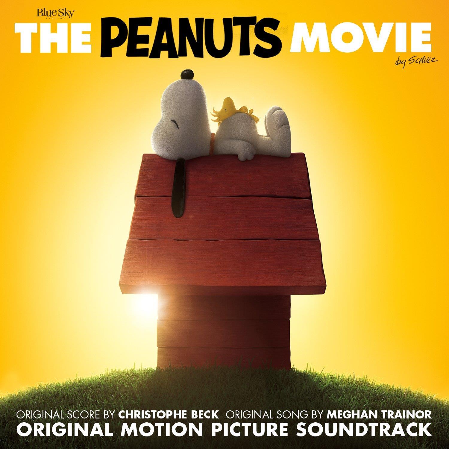 La copertina ufficiale della soundtrack di The Peanuts Movie by Christophe Beck