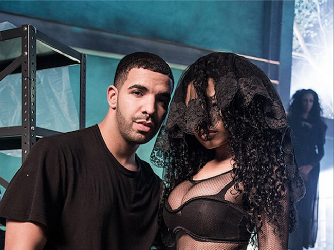 Drake e Nicki Minaj nel backstage di Only